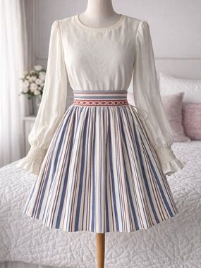 Belle Vere Cream Blouse | Romantic Cottagecore Top